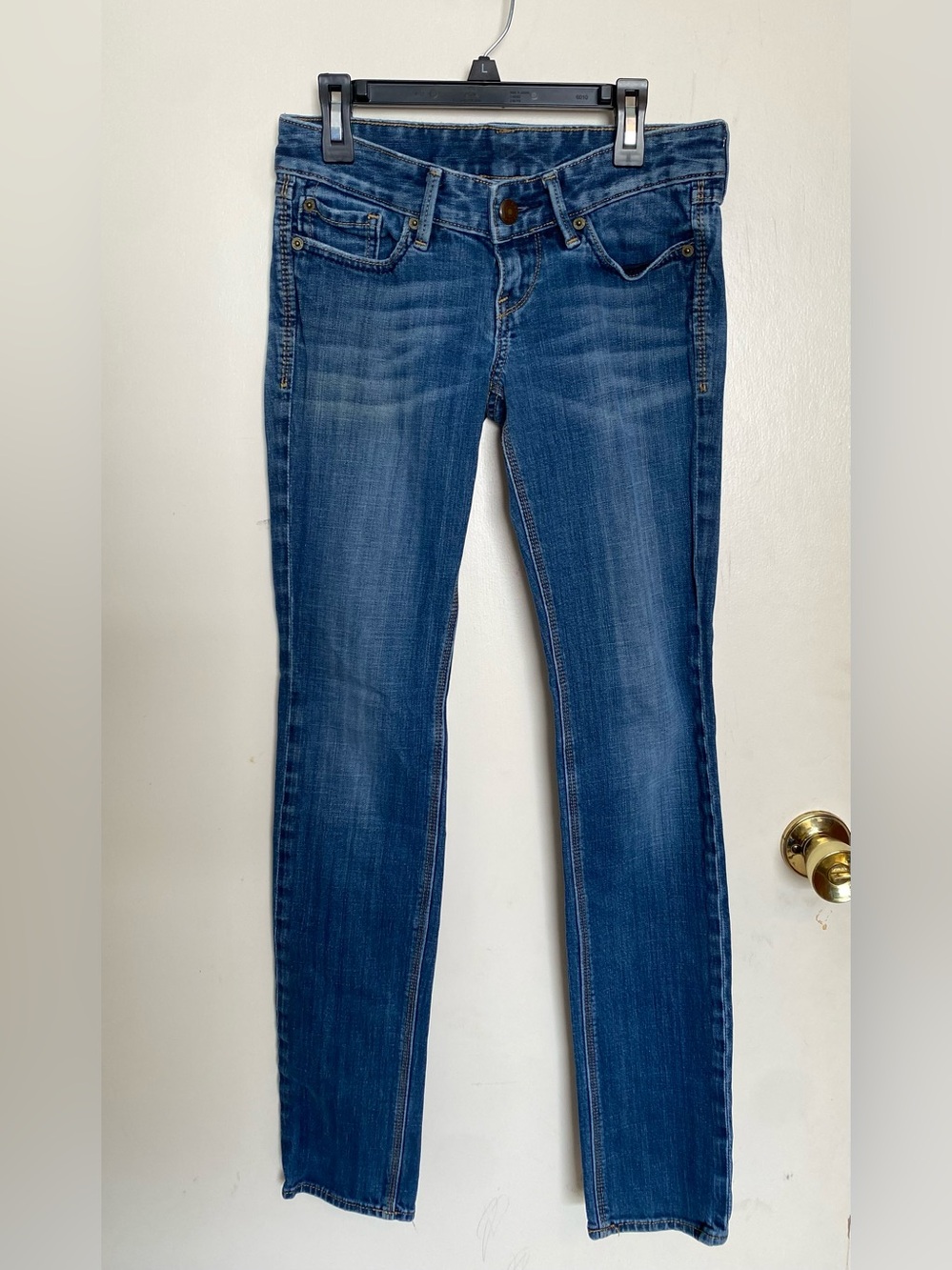 Express Blue Skinny Jeans